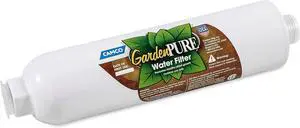 Camco GardenPURE Carbon Water Hose Filter | Filters Water from Your Garden Hose to Improve Plants Health and Provide Fresh Water for Pets and Animals | Great for Gardening and Farming (40691)
