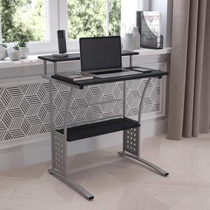 EMMA + OLIVER Clifton Black Computer Desk