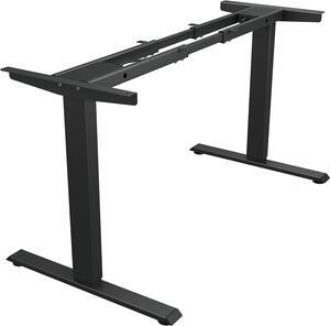 Dual Motor Electric Adjustable Standing Computer Desk for Home and Office (Black Frame only)