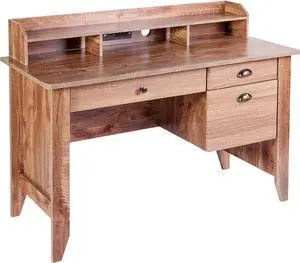 OneSpace Eleanor Executive Desk, Classic Oak