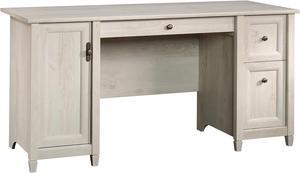 Sauder Edge Water Computer Desk, L: 59.06" x W: 23.23" x H: 29.02", Chalked Chestnut finish