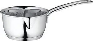 Küchenprofi Stainless Steel Saucepan with Clad Bottom, 16-Ounce,Silver