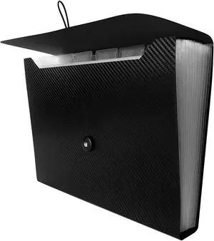Expanding File Folder with Tabs 13 Pockets File Organizer Accordion File Holder with Elastic Buckles Closure A4 Paper Document Organizer for Home School Office
