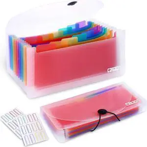 2 Pack 13-Pockets Expanding Accordion File Folder Mini Organizer Wallet for Storage Invoice/Receipt/Cards/Coupon/Tickets 2 Pack 13-Pockets Expanding Accordion File Folder Mini Organizer Wallet for Storage Invoice/Receipt/Cards/Coupon/Tickets