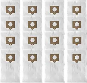 16 Pack Micro Filtration Premium Canister Vacuum Bags Fit for Kenmore Style C/Q 5055 50557 50558 50104 C-5 C-18