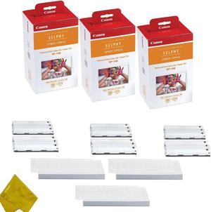 Canon RP-108 High Capacity Color Ink and 324 Sheets For SELPHY Printer (3-Pack)
