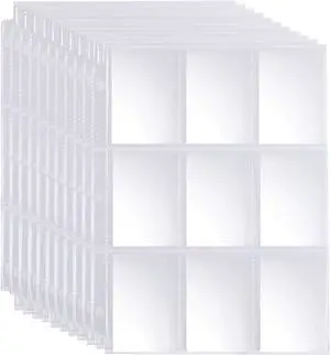 9 Pocket Page Protector - 648 Pockets Premium Double Side Trading Card Sleeves Pages for 3 Ring Binder, Standard Size Card Sheets Protectors 9 Pocket Page Protector - 648 Pockets Premium Double Side Trading Card Sleeves Pages for 3 Ring Binder, Standard Size Card Sheets Protectors