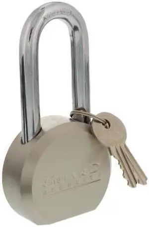 Guard Security 365LS Steel 2-5/8-inch Long Shackle Weatherproof Commercial Padlock with 3 Keys