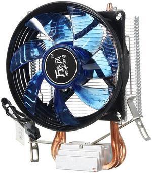 Copper Cooling Fan Core LED CPU Cooler Cooling Fan Quiet Fan Cooler Heatsink for Intel Socket LGA1156/1155/775 AMD AM3