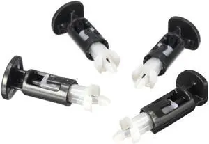 CPU Cooler Mounting Clip, 10Pcs Durable Mounting Plastic Mounting Clip Pins for Intel Socket 775 CPU Cooling Fan Coolers #0129
