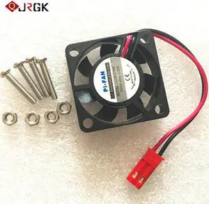 2PIN power connector 0.2A Current Silent Cooling Fan Raspberry Pi 3 Cooling Fan 3.3/5V Multifunction for Orange Pi CPU