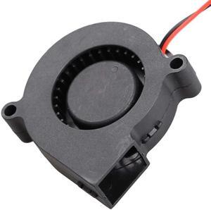 1Pcs Brushless DC Blower Fan Ultra Quiet Cooling Fan 2 Wires 5015S 12V 0.14A 50x15mm Blower