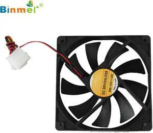 Computer Cooler Case 12V 12CM 120MM PC CPU Cooling Cooler Fan 0418 drop shipping