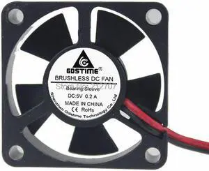 2pcs Computer PC Case DC Cooling Fan 5 Volt 35mm Dupont Connector