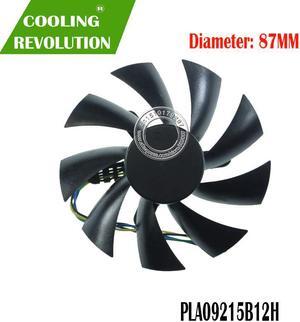PLA09215B12H 12V 0.55A 4 Wire 4Pin Cooler Fan For MSI N460GTX N560GTX 570 580GTX HD6870 Fan Graphics Card Cooling Fan