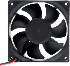 DC 18V fan 80 * 80 * 25mm 18V 8025 2 wire 8cm barbecue stove fan DC cooling fan