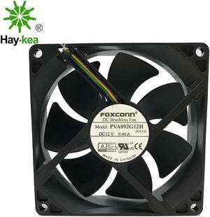 For FOXCONN 9cm 9225 92x92x25mm DC 12V 0.4A 4 pin PWM fan air volume PVA092G12H for Dell HP cooling fan