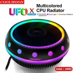 Aluminum CPU Cooler Radiator Heat Sink Silent 3Pin PC CPU Cooling Cooler Heatsink Fan for Intel LGA/115X/775/1366/AM3/AM4