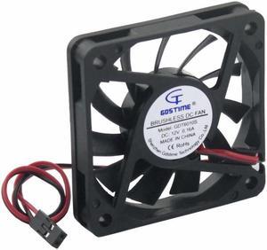 10 Pieces 6cm DC 12V Cooling Fan 60mm x 10mm Motor Brushless Computer CPU Case Cooler Fan 60x60x10mm 2Pin Dupont 6010s
