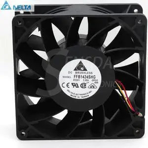 for delta FFB1424SHG 14051 140mm 14cm DC 24V 2.3A industrial pc case server inverter cooling fans blower