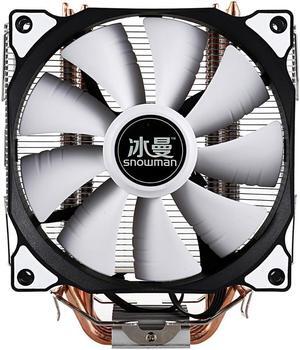 CPU 5 Direct Contact Heatpipes freeze Tower Cooling System CPU Cooling Fan with PWM Fans