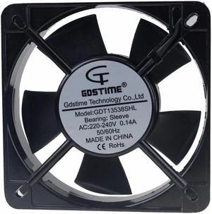 1 Piece 13538s 220V 240V 135x135x38mm Big Metal Industrial Case AC Cooling Fan 14cm 130mm 135mm x 38mm