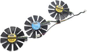 87MM PLD09210S12HH Cooling Fan For ASUS Strix DRAGON GTX 980 Ti GTX 1060 1080 1070 RX 480 580 Graphics Card Cooler Fans