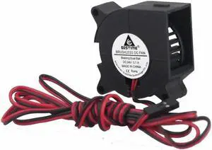 5 Pieces Dual Ball 3D Pinter Cooler 40mm x 20mm 4020 Blower 24V DC Cooling Fan 100cm Cable Wire Turbo 24Volt
