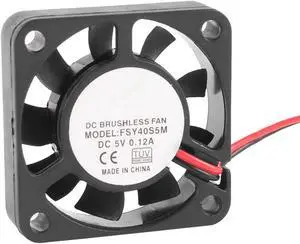 40mm x 10mm 0.12A 2Pin 5V DC Brushless Sleeve Bearing Cooling Fan