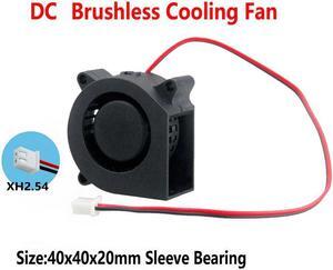 2 pcs 4cm 4020 Centrifugal Blower Cooling Fan DC 24V 0.1A 2Pin 40mm * 40mm * 20mm cooler fan 24V