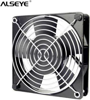 AC 220/240V 120mm Fan Metal frame 12cm AC cooling fan with Cover 50/60 HZ 2500RPM Two Ball Bearing Cooling Fans