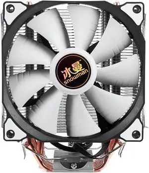 4PIN CPU cooler 6 heatpipe Single fan cooling 12cm fan LGA775 1151 115x 1366 support Intel AMD