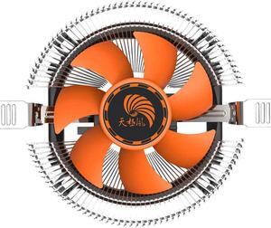 Long Service Life Super Quiet Computer PC CPU Cooler Cooling Fan Heatsink for Intel LGA775 1155 AMD AM2 AM3 754