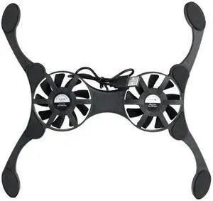 BSBL Portable Folding USB 2 Fan PC Computer Laptop Cooling Cooler Pad