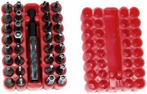 33 pc SECURITY BIT SET TORX TAMPERED PROOF  DRILL DRIVER TOOL SCREWDRIVERS BITS