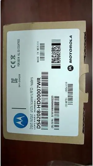 Symbol DS4208 Series 2D Handheld barcode scanner DS4208-HD00007WR Barcode Scanner 2D with USB Cable DS4208-HD Scans 2D / 1D / QR Code Bar code scanner