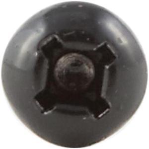 AP PRODUCTS 012-PTK500BL 8X1 AP Products 012-PTK500BL Black Pan Head Square Recess Screw - Pack Of 500
