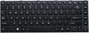 AUTENS Replacement US Keyboard for Toshiba Satellite C40-B C40D-B C40T-B C40-B201E C40-B206E Series Laptop No Backlight