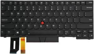 AUTENS Replacement US Keyboard for Lenovo ThinkPad E480 E485 L480 T480s E490 E495 T490 T495 L490 R480 R490 L380 L390 / L380 Yoga / L390 Yoga Laptop Backlight