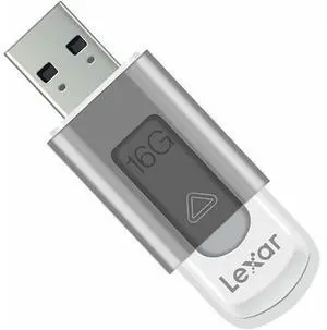 Lexar 16GB Jump Drive S50 USB 2.0 Flash Drive LJDS50-16G-000-109 (White Black) Lexar 16GB Jump Drive S50 USB 2.0 Flash Drive LJDS50-16G-000-109 (White Black)