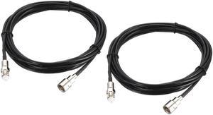 FME Male to FME Female Antenna Extension Cable RG174 RF Coaxial Cable 10 ft 2pcs