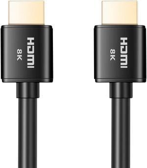 Buyers Point Ultra High Speed HDMI 21 Cable CL3 Rated Dynamic HDR 18M 6ft 8K 120Hz 48Gbps Dolby Vision eARC Compatible with Apple TV Nintendo Switch Roku Xbox PS4 Pack of 2 Black