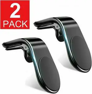 2-Pack Car Magnet Magnetic Air Vent Mount Holder Universal For Mobile Cell Phone