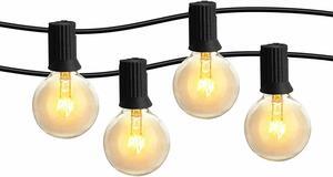 Outdoor Incandescent String Light - 100 ft Warm White Incandescent Edison Bulbs