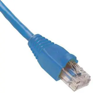 Cat6 PLENUM Patch Cable 250FT BLUE RJ45 CONNECTORS INSTALLED MADE IN USA CAT5E