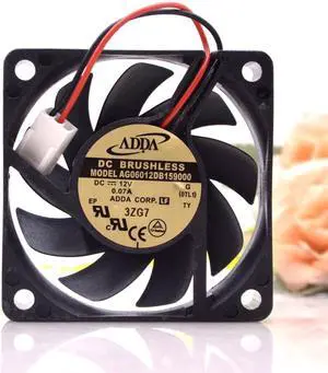 AG06012DB159000 For Adda DC 12V 0.07a 6015 Ultra-Quiet CPU Motherboard Cooling Fan 6cm
