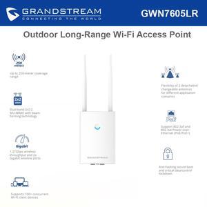 Grandstream GWN7605LR Outdoor Long-Range Wi-Fi Access Point