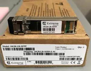 Extreme Enterasys 10GB-LR-SFPP 10GBASE-LR 1310nm 10km SMF SFP+LR