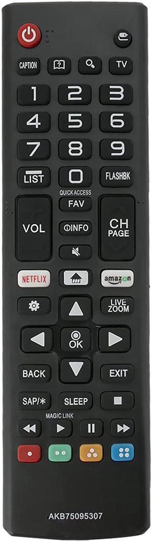 New AKB75095307 Replace Remote fit for LG TV 49UJ6050 49UJ6050-UC 49UJ6300 49UJ6300-UA 49UJ6350 9UJ6500-UB 55UJ6050 55UJ6050-UC 55UJ6300 75UJ657A-UB 32LJ550B 32LJ550B-UA 32LJ550M UJ6200 AN-MR650A