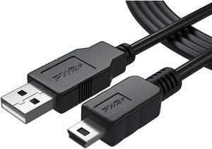 Pwr+ 6 Ft USB-Cable for Garmin-GPS-Navigator-Nuvi 50lm 2555lmt 2595lmt 40lm 1300 255w 1450 1350 1490 500 205w 200 205 350 750; Garmin 500 800 200 Gpsmap 62s Navigon 2100 Streetpilot C330 Zumo 551